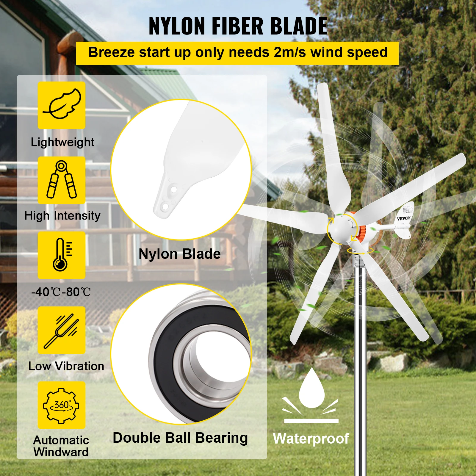 Small Wind Turbine Generator 3 - Renewable Energy Use ulasan dan harga