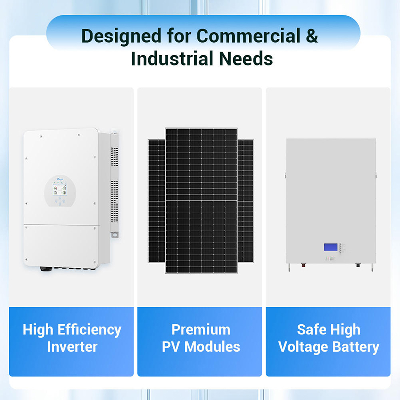 Deye 5KW 10KW 15KW 18KW Hybrid - Off Grid Solar Kit ulasan dan harga