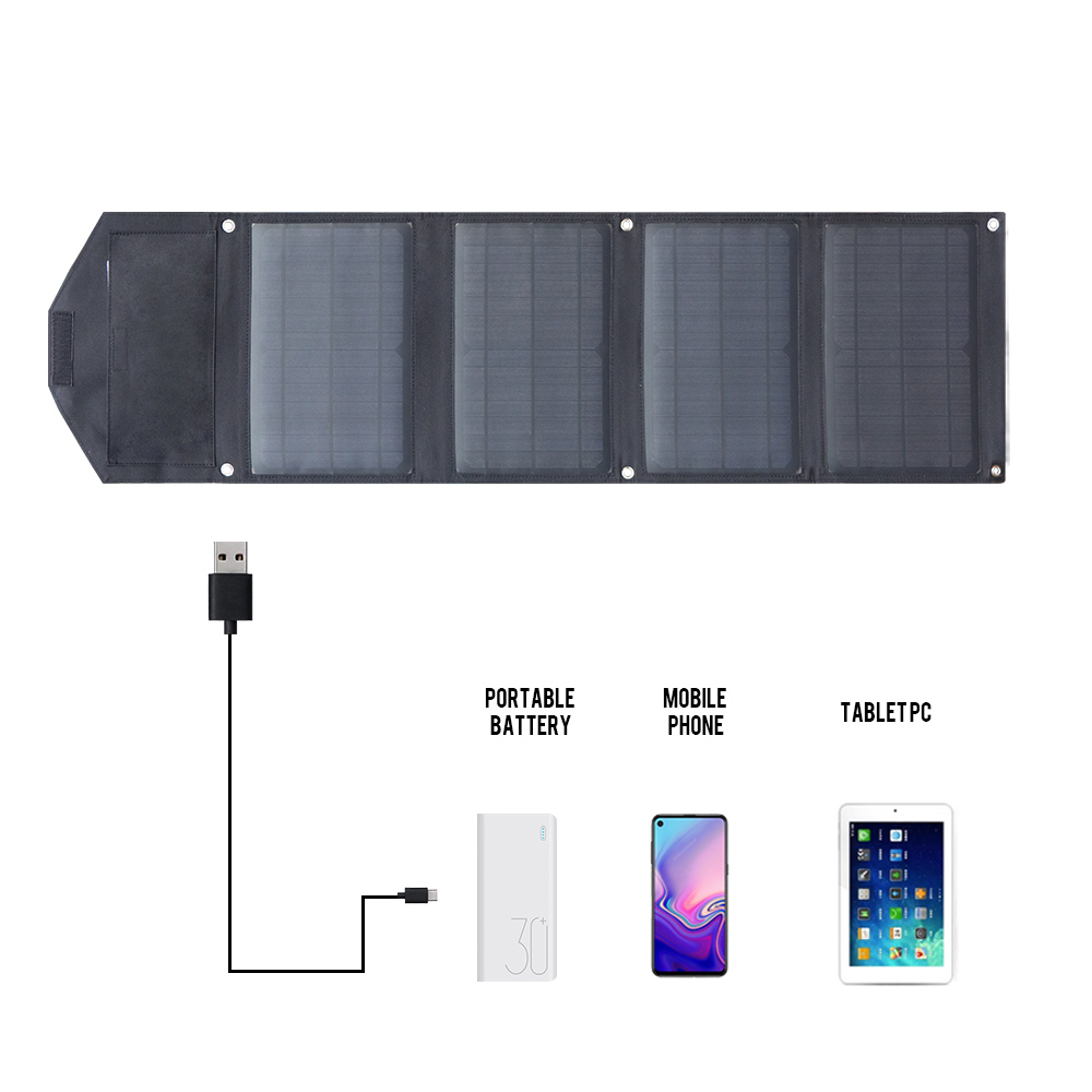 Solar Charger 30W 2 USB Solar  - Folding Solar Panel ulasan dan harga