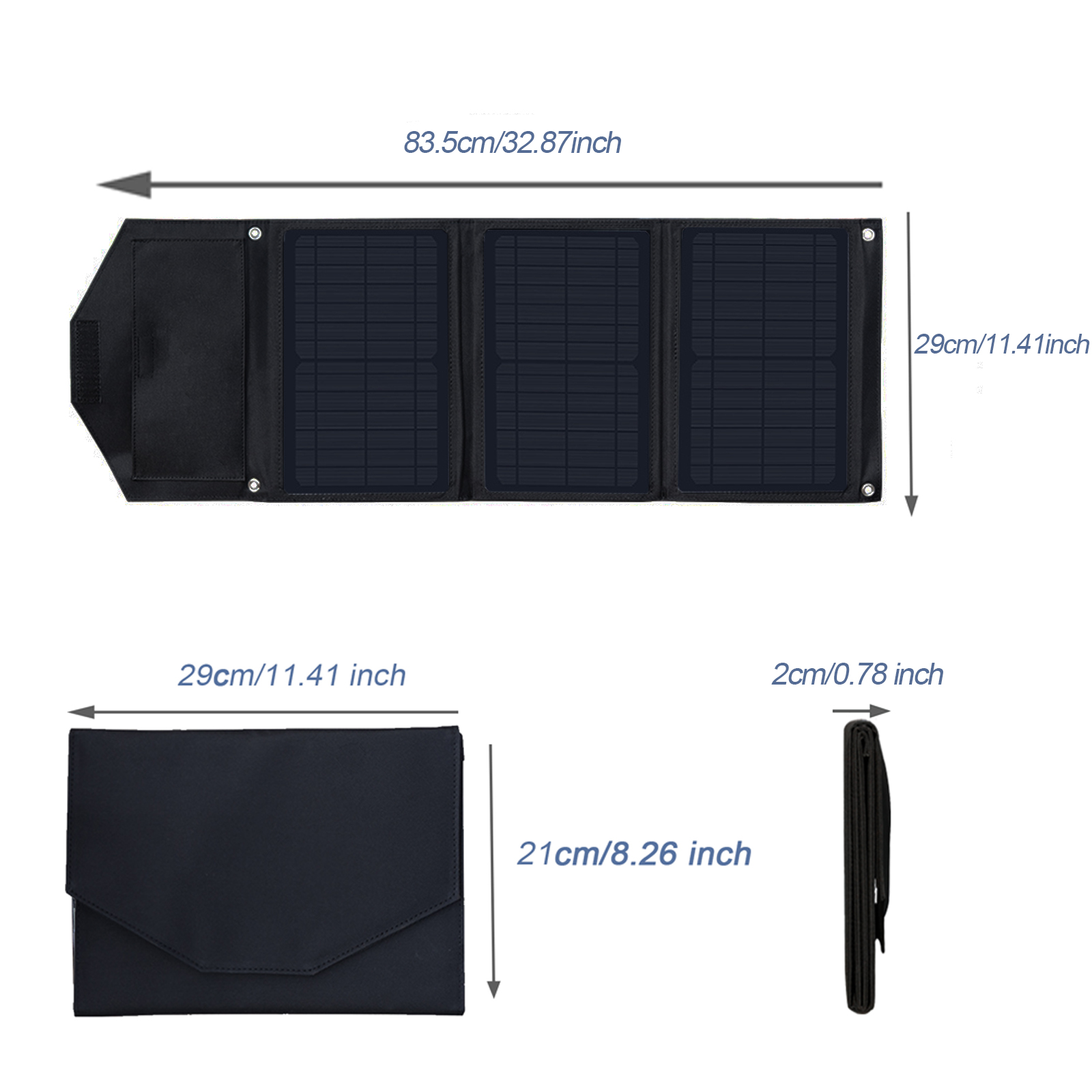 Solar Charger 30W 2 USB Solar  - Folding Solar Panel ulasan dan harga